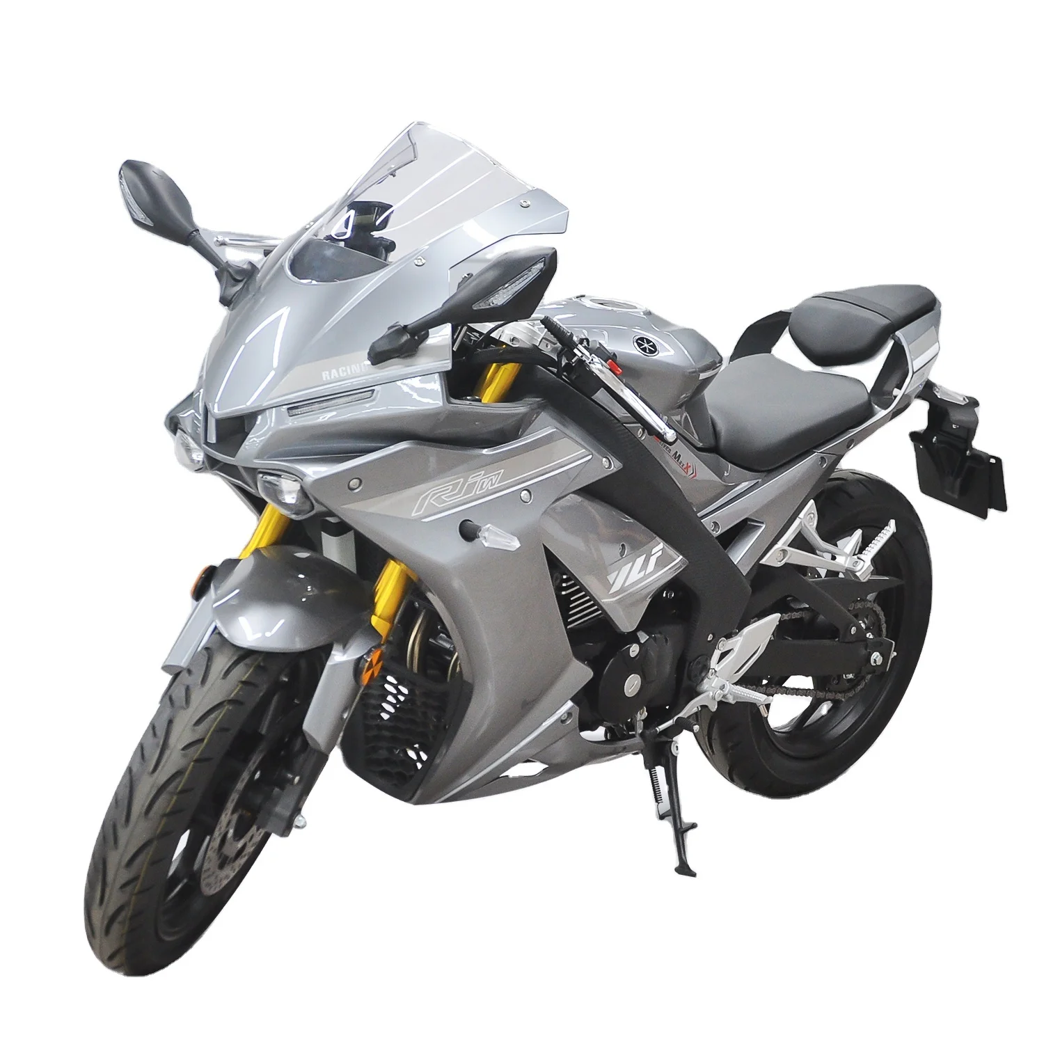 RACING MOTORCYCLE 1 Cylinder,4 stroke Electric+kick start double Disc brake single Disc brake Hydraulic Suspension Air Cooled