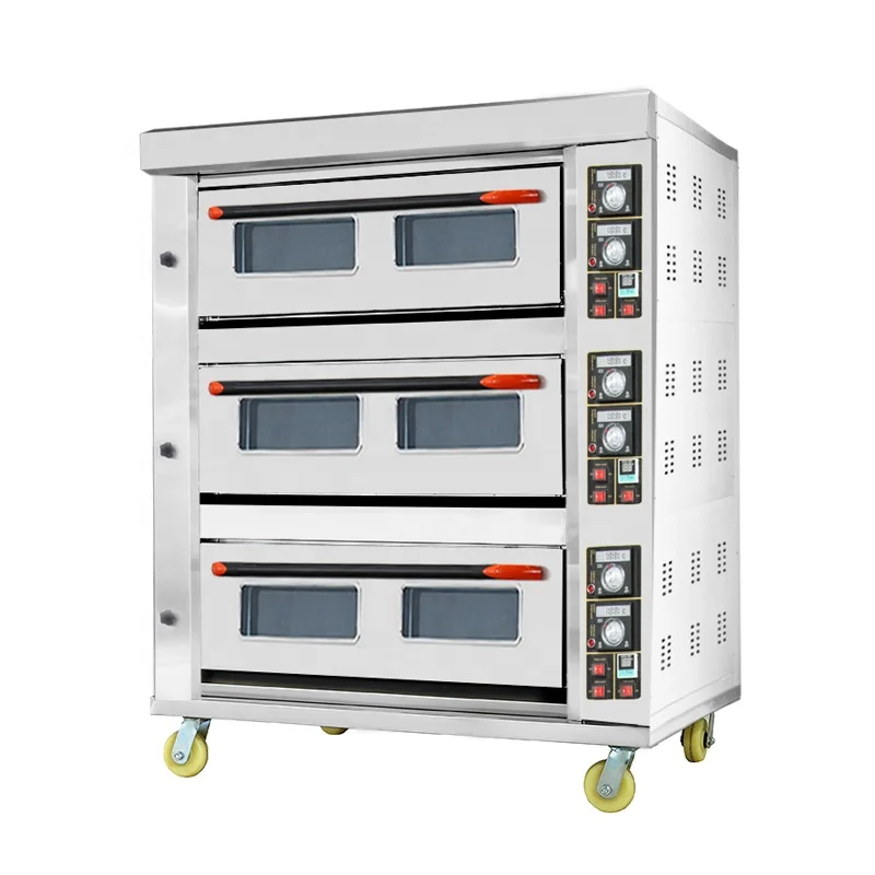 Guangzhou Stainless Steel Gas Commercial Pastry Bakery Bread Cake Pasta Ovens