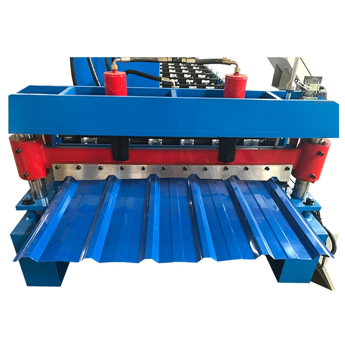 Trapezoidal Kirby Making Machinezinc aluminum IBR metal sheet making stand seam roof panel roll forming machine