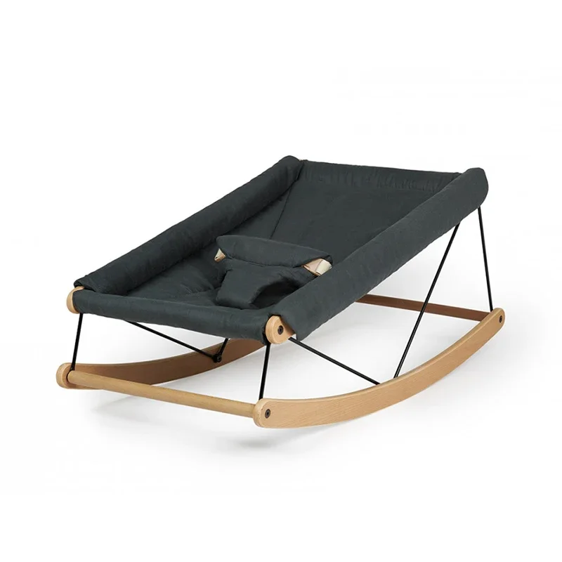 Best Quality Ajustable Heigh Footrest Wooden Highchair Multifunctional Baby Sleep Bassinet Chair Toy baby rocker bouncer