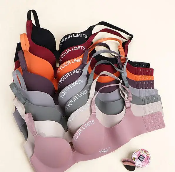 2022 Young Girl Bralette 32 A B Small Cup Women Seamless Sexy Gather Panty Bras & Brief Sets Push Up Panties Bra