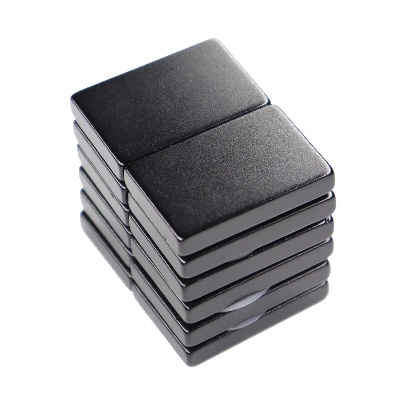 Профессиональный индивидуальный Многофункциональный редкоземельный материал suoer сильный прямоугольный эпоксидный черный магнит