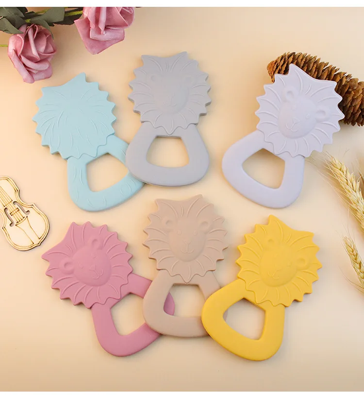 YDS Silicone Baby Teether Baby Teething Toys for Infants Soothing Teether for Babies