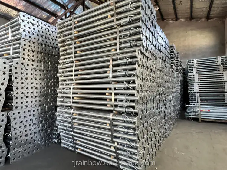 Galvanized adjustable steel prop metal scaffolding props steel prop scaffold price for construction powder coated