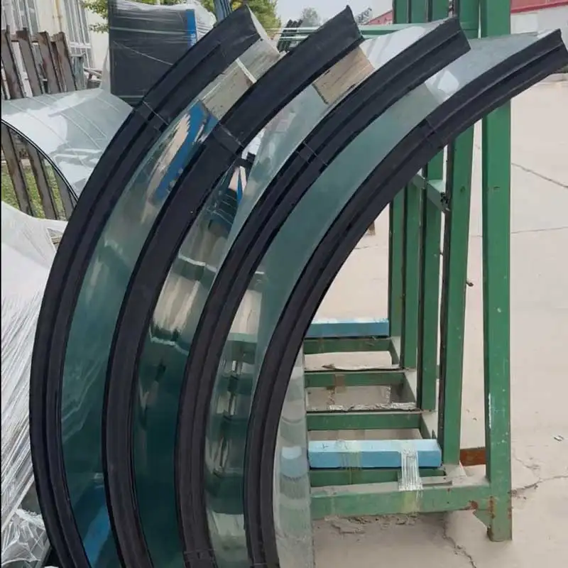Curved laminated glass curved glass wall bent and curved glass