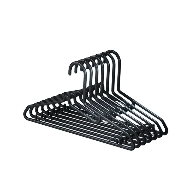 Simple hanger Black 10 pieces Home drying rack multi-clip hook telescopic clothes socks storage rack