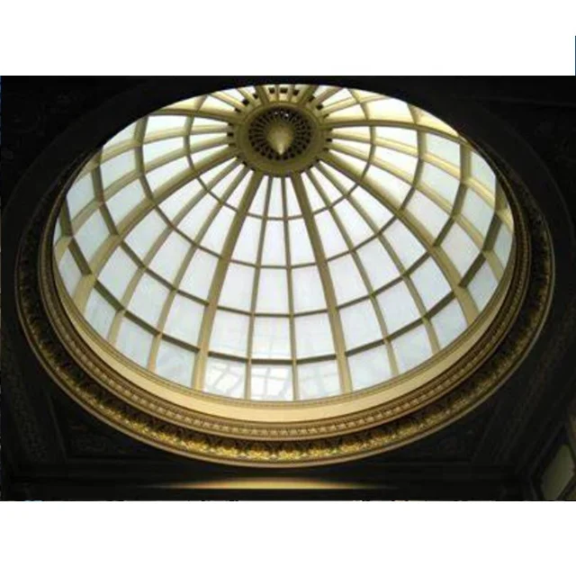 Patented Product Geodesic Fiber glass dome dome steel structure building