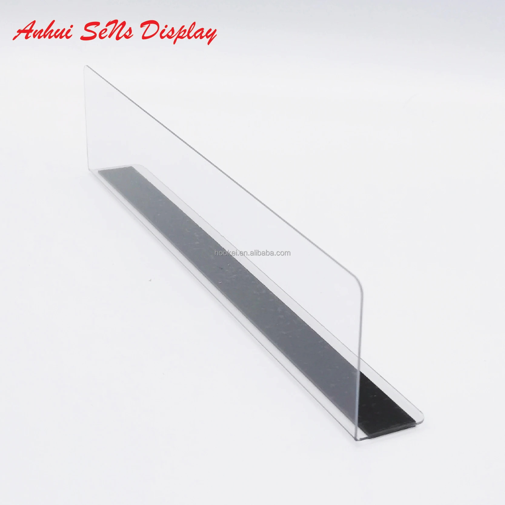 Hookei Transparent Supermarket Shelf PVC Dividers