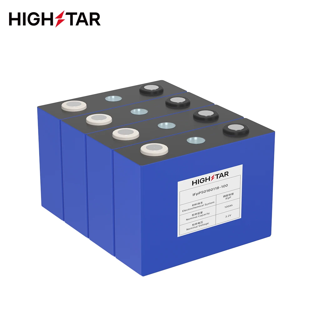 HIGHSTAR Prismatic LiFePO4 Cell 100Ah 3.2V grade A brand new battery pack for telecom back-up battery and energy storage