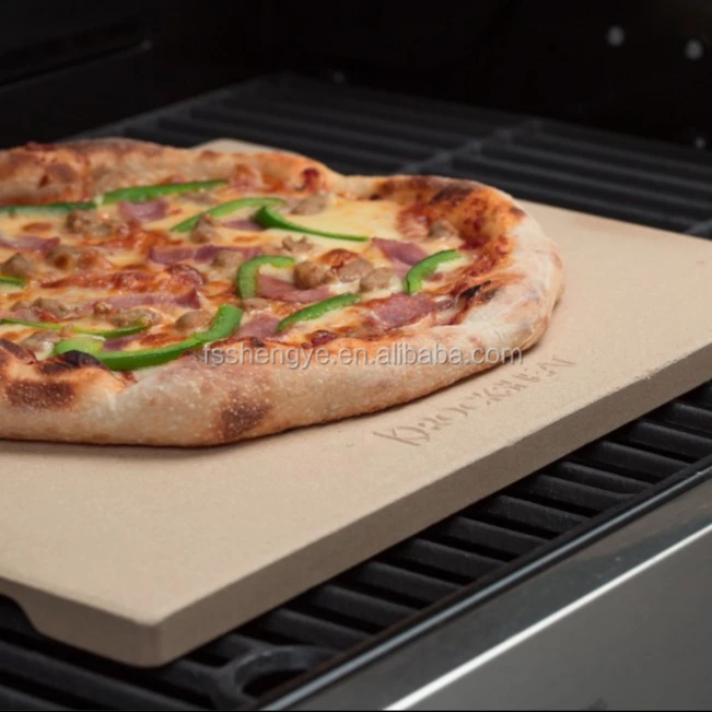 Good Quality BBQ Baking Pizza Stone Stock Available Cordierite Pizza Stone Factory Wholesale Pizza Stone For Oven And Grill