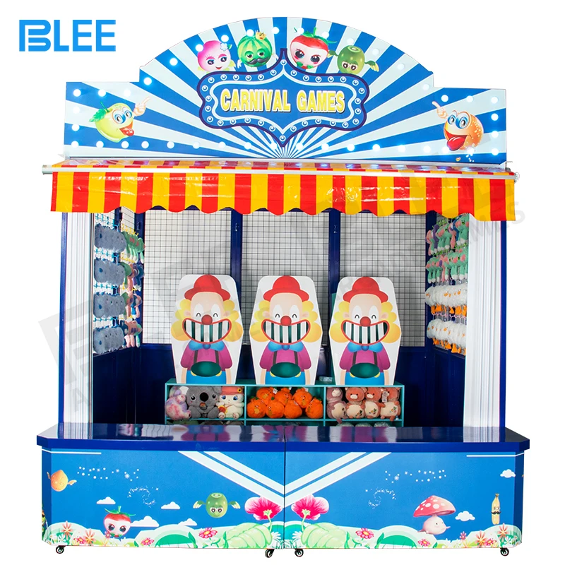 Amusement Park Carnival Booth Clown Tooth Knockout Indoor And Outdoor Gift Toy Doll Carnival Game Stalls