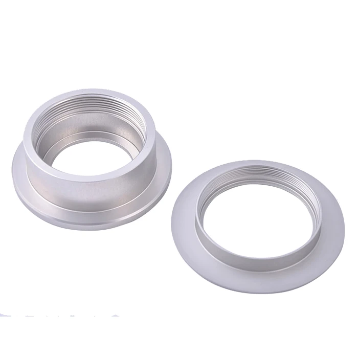 High Quality Custom CNC Machining Service  Silver  Anodizing Aluminum Screw Parts