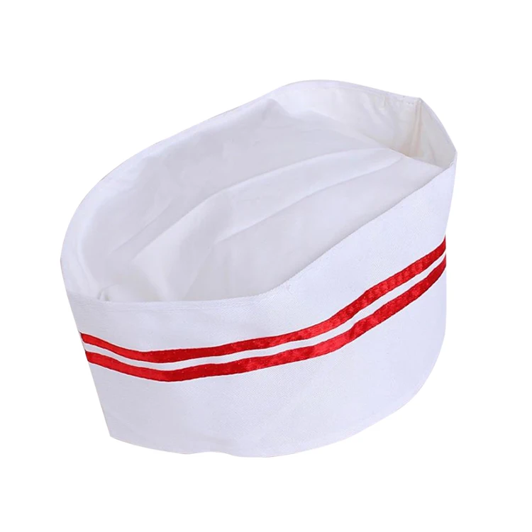 Hot Sale Custom Logo Professional Fashion Hotel Kitchen Cafe Bar Chef Cooking Hat