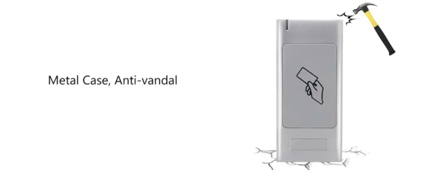 13.56MHZ/125KHZ  Metal Access Control /IP66  Wiegand  RFID Card Reader