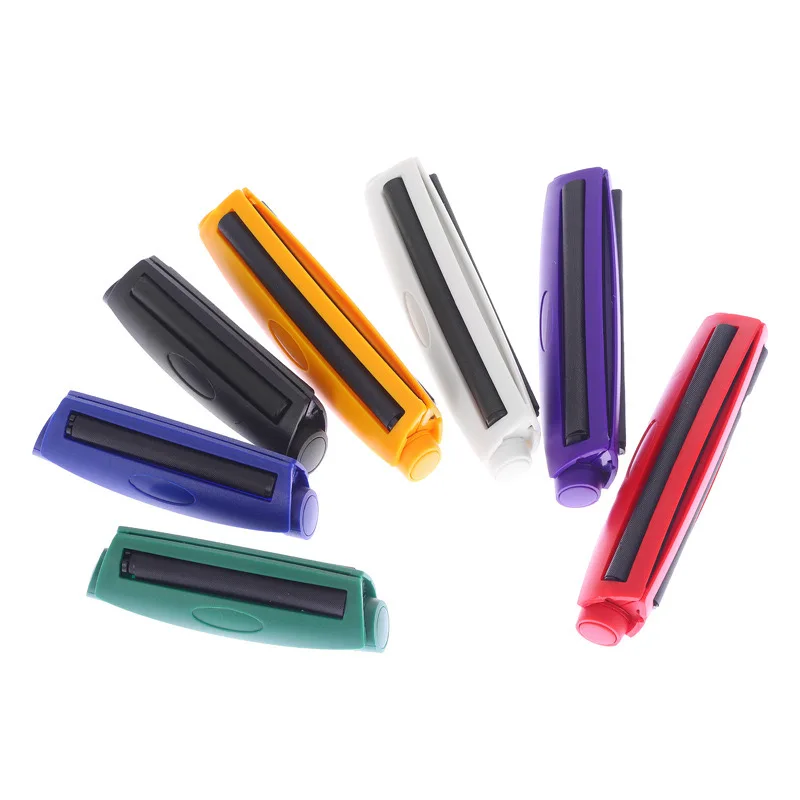 Hot Sale Customized 78mm 110mm Manual Cigarette Rolling Machine Plastic Tobacco Cone Roller Portable Smoking  Accessories
