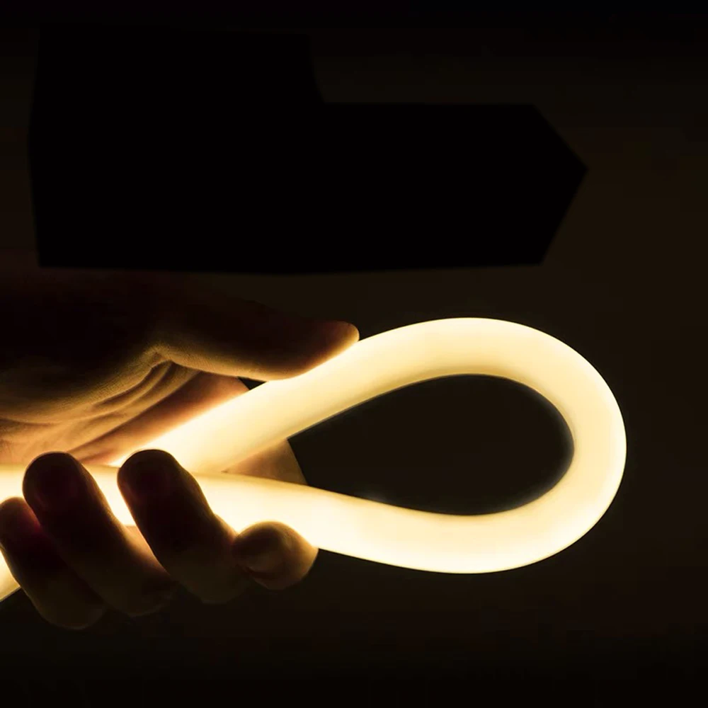 OEM Customized Led Branded Neon Sign 25mm Led Neon Flex Bendable Silicon 5m Neon Flex