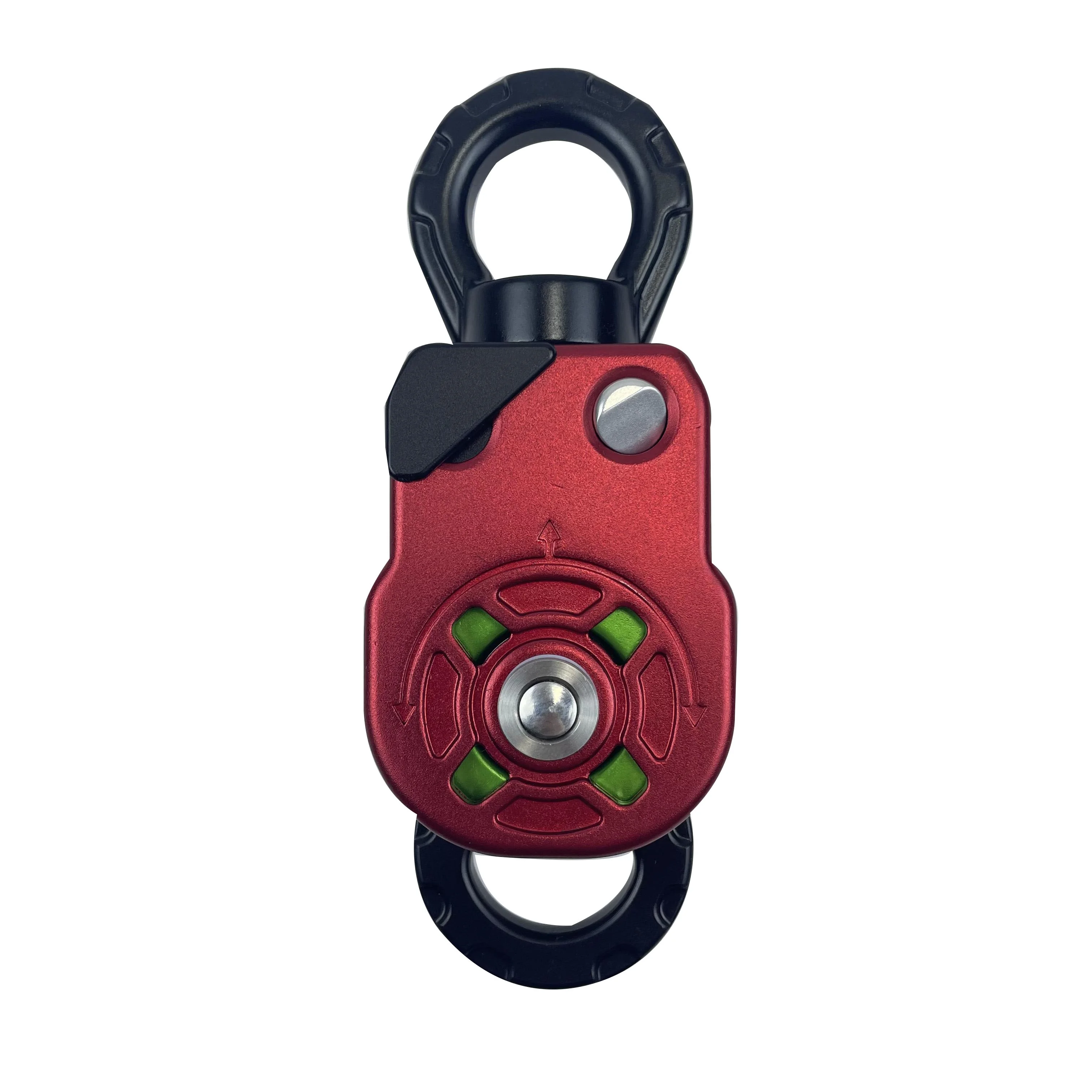 36KN Breaking Strength Aluminum Climbing Rope Pulleys For Rescue