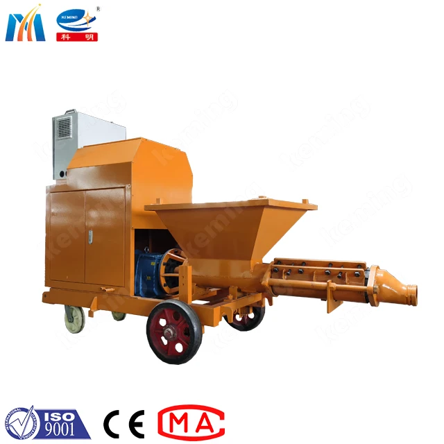 small scale screw wet concrete spraying machines coarse mortar plaster rotor and stator