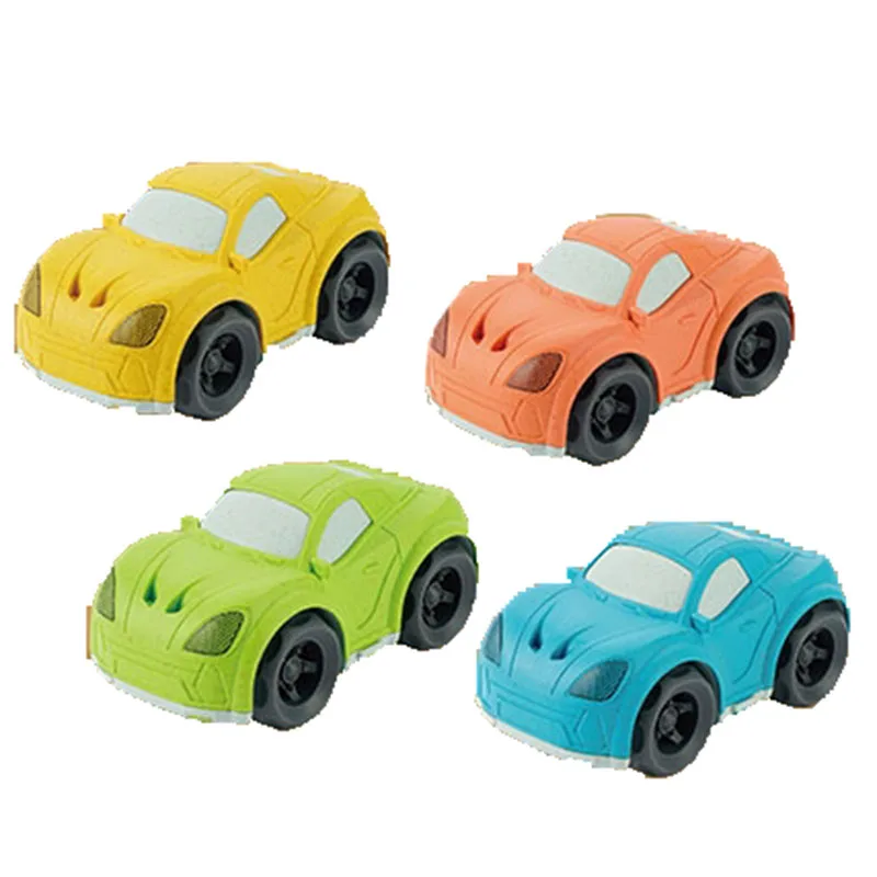 
Eco-friendly & Recyclable Wheat Straw Material Multi-colors Slide Wheel Toys Car for Children Play 