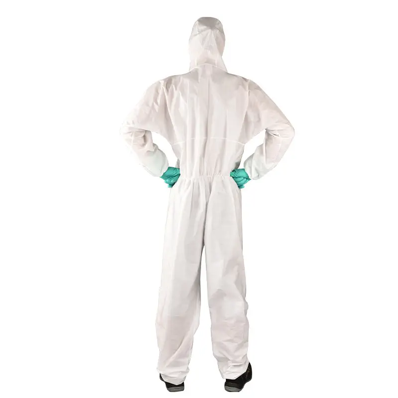 Dust  protection white disposable coverall non woven protective coveralls insulated nomex coverall