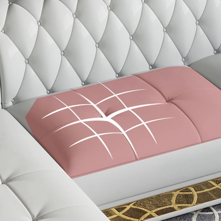 Luxury Chesterfield Sofa for home hotel living room furniture modern genuine leather sofa set