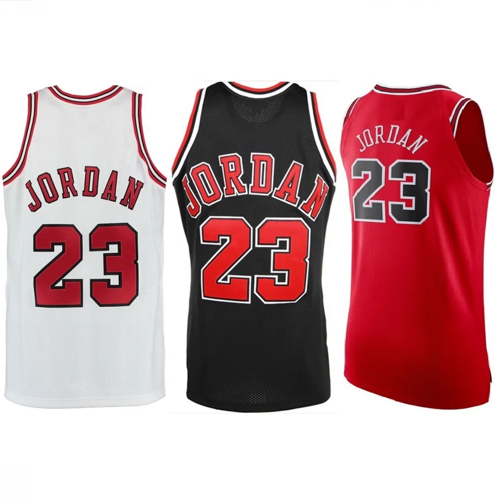 
Hardwood Classic Jersey Sublimation Stitched Throwback #23 Jordan Basketball Jerseys 