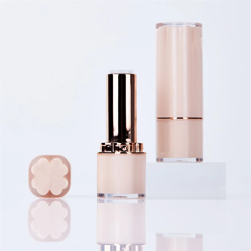 12.1mm pink lipstick tube containers for cosmetic plastic packaging lip lipstick tubes