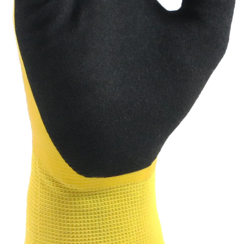MaxiPact Free Samples PPE Factory CE 3142X Winter Gloves Logo Custom Knit Acrylic Latex Sandy TouchscreenThermal Gloves