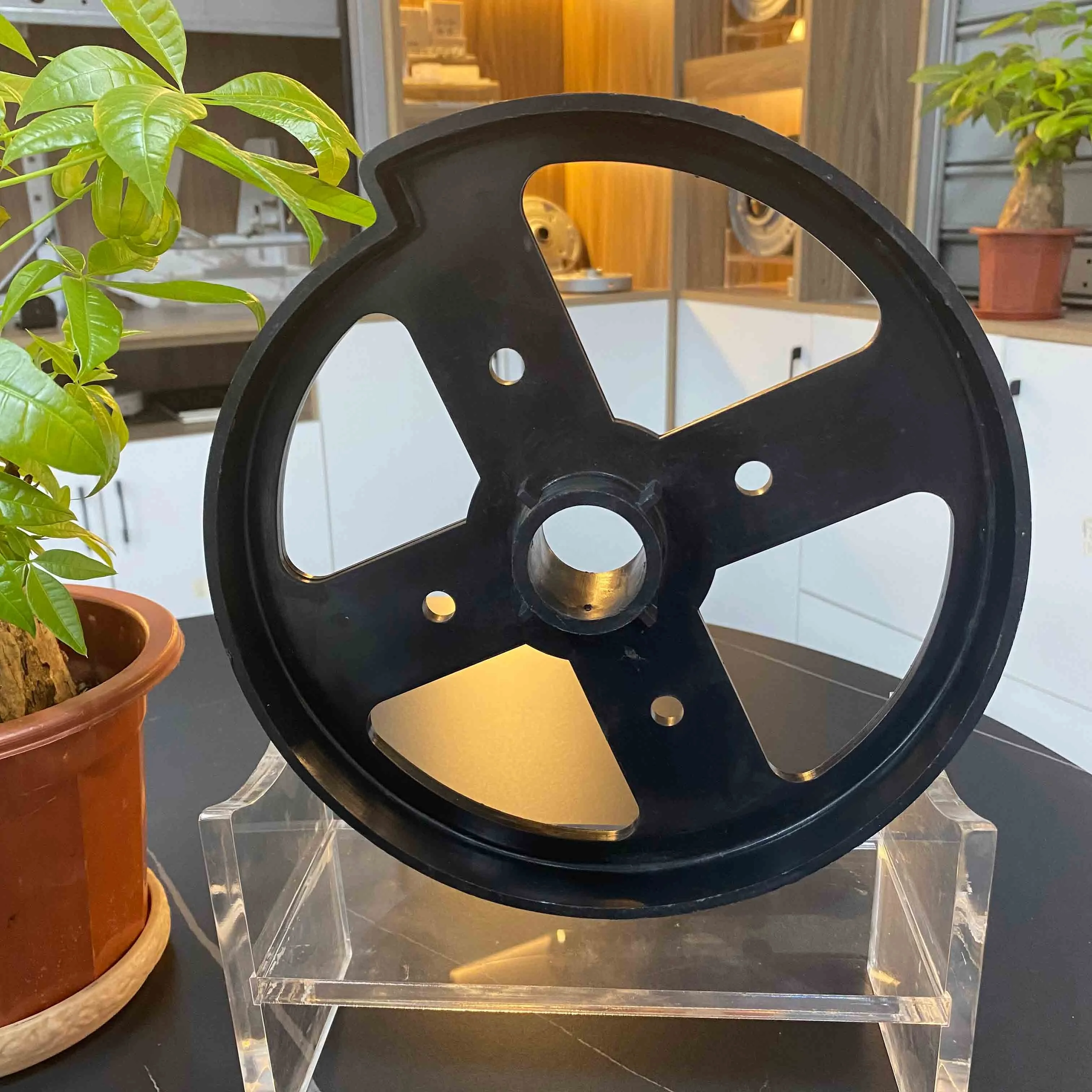 Sliding door door roll up nylon pulley best quality factory price