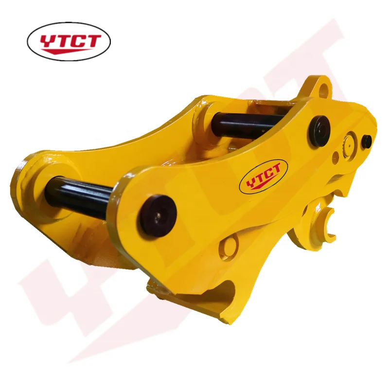 Mini excavator quick hitch earth auger and excavator coupler linker from yantai China