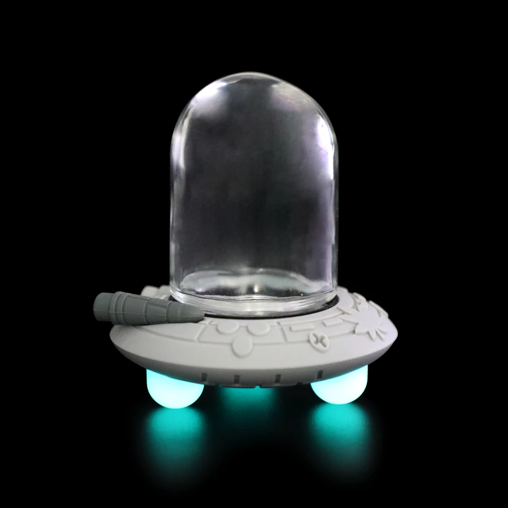YHS C066 UFO Jar 90 мл многоцветный контейнер для хранения 2024 уникальный дизайн вечеринки силиконовая стеклянная банка
