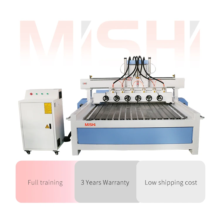 Multi Heads Six Spindle CNC Router Wood Router Machine 2030 Big Size for Sign making industry 3d Carving Machine