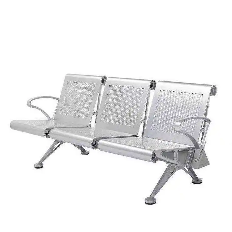 3 Seats High Quality Seaters Waiting Chair Airport Chairs Office Reception Steel Waiting Chair