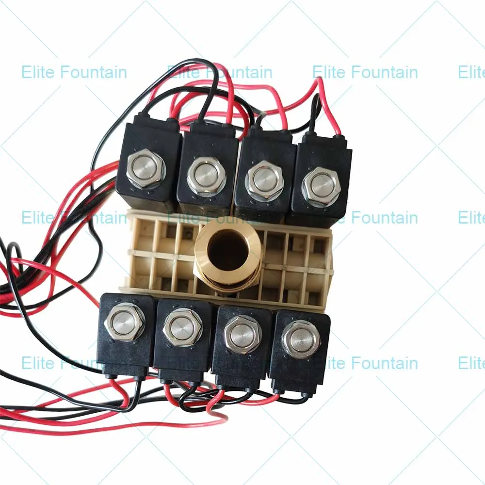 Водяной клапан для занавесок, электромагнитный клапан для фонтана, 24 В постоянного тока
