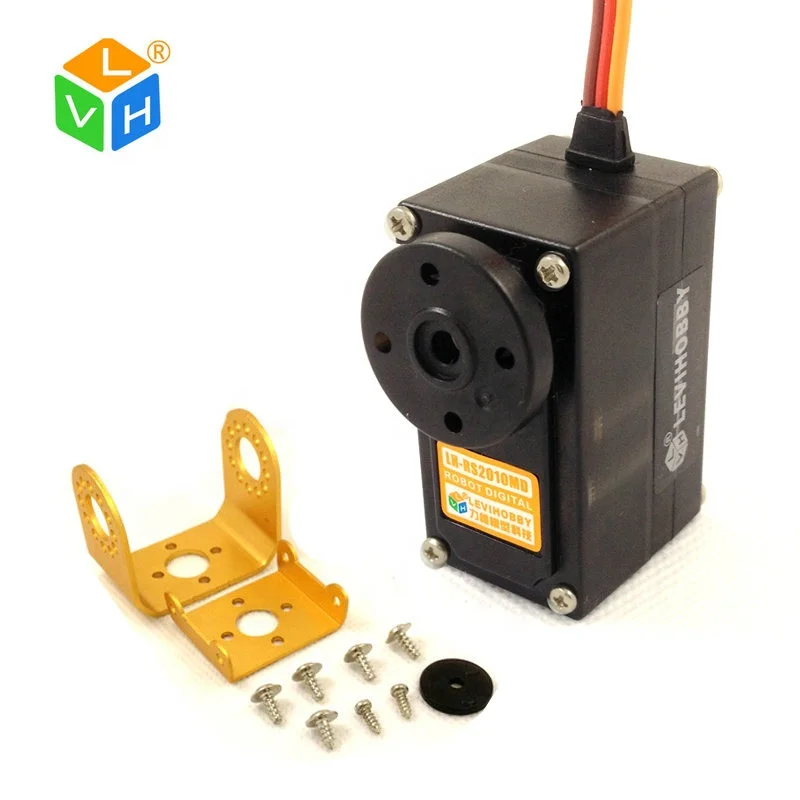 LVH RS0610MD 6 кг Крутящий момент 180 градусов Цифровой Металлический Шестеренчатый двухвальный сервомотор для Arduino