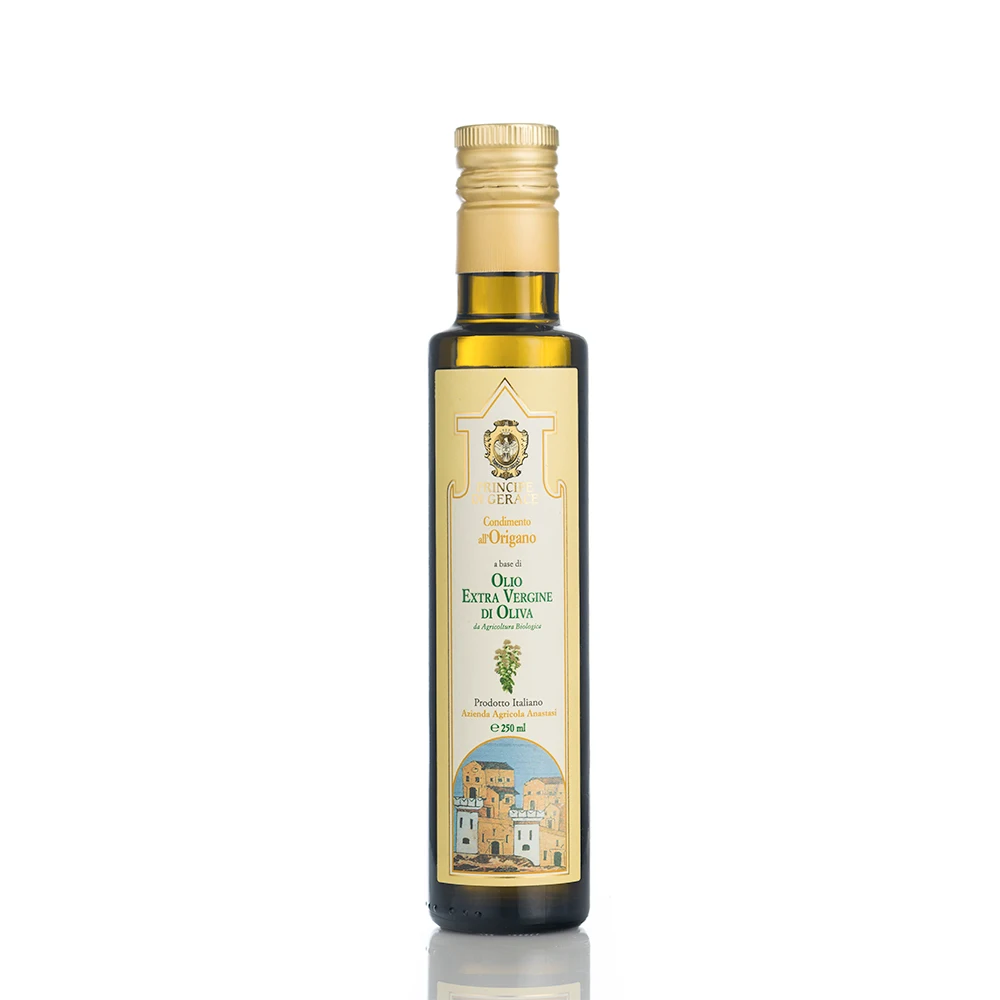 High End Design Certification 250ml Glass Bottles Delicate Healthy Extra Virgin Oregano Seasoned Olive Oil For Cooking