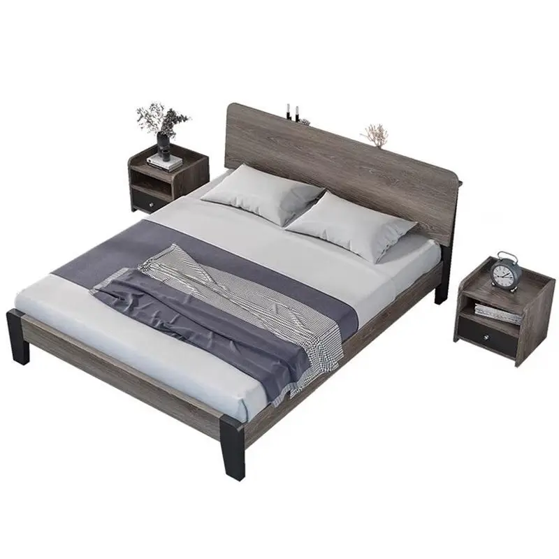 Горячая Распродажа индивидуальный 1 5 м двойной современный комплект деревянной обивки для квартиры