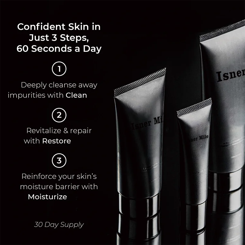 OEM Private Label Mens Skincare Products Men Personal Care Acne Anti Aging Face Cleaner Refreshing grooming kit men