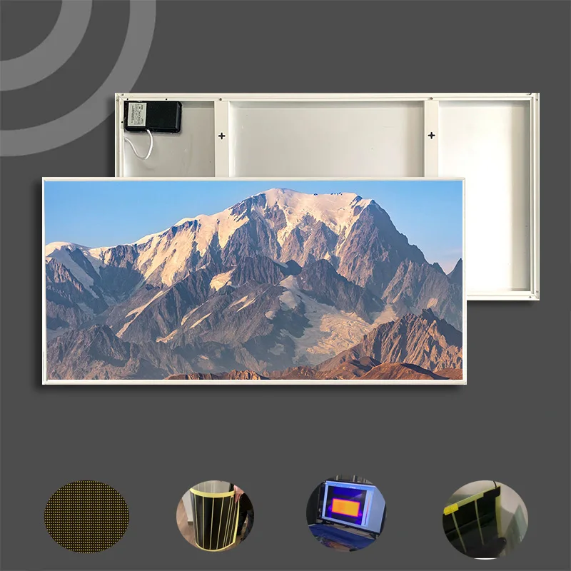 110V/220V/240V Customized Interior heater panel Wall picture Infrared heater Wholesale home electric heater