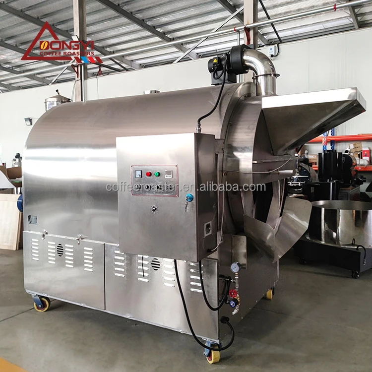 100kg 200kg 300kg roasting machine high quality peanut roasting machine Temperature control nuts roasting machine