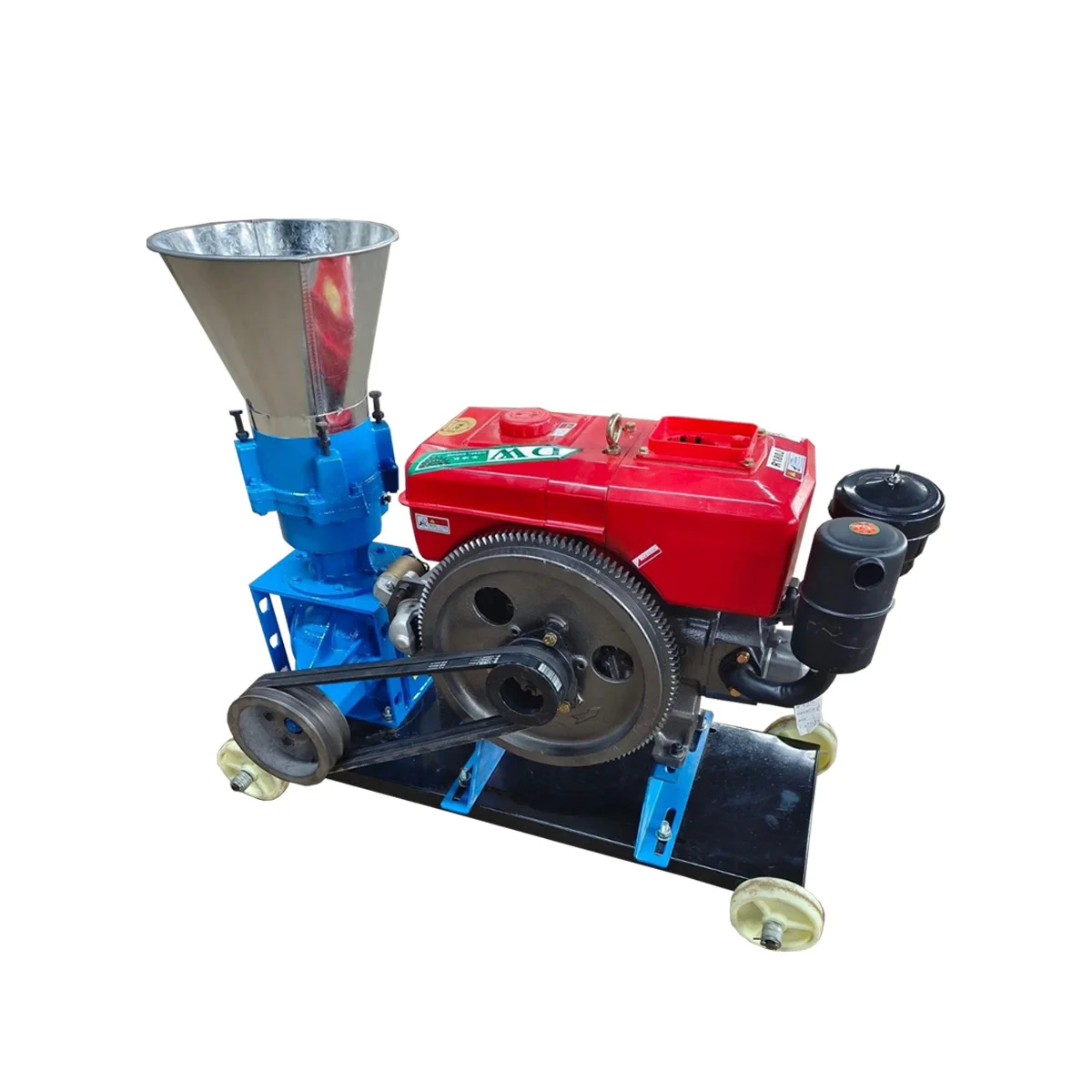 animal pellet machine moteur diesel best price feed pellet mill product agricultural animal feed processing machines