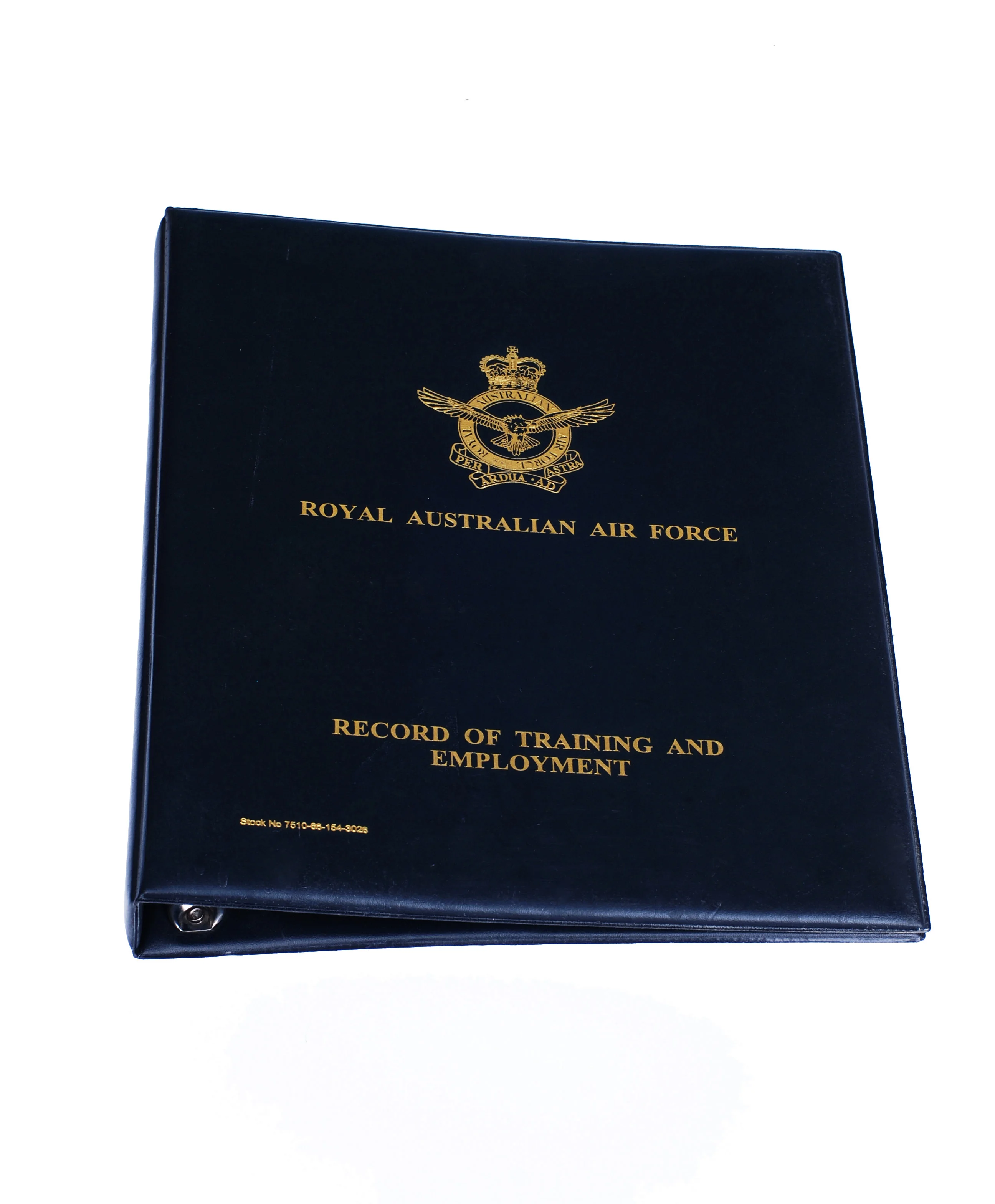 Best Selling Business A4 Gold Embossed Leather 3 Ring Binder Portfolio