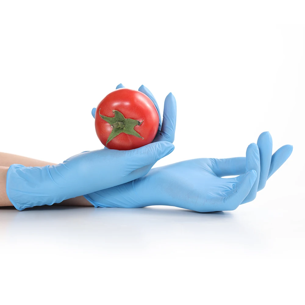 medical nitrile gloves hospital gloves disposable exam glove powder free