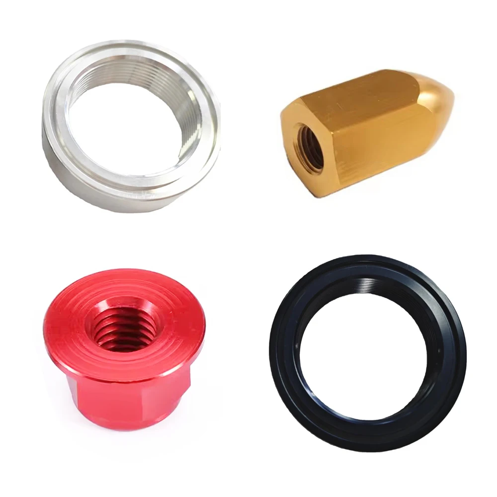 Factory Professional Design CNC Customized Anodic Oxidation  Nut Special Aluminum Nut