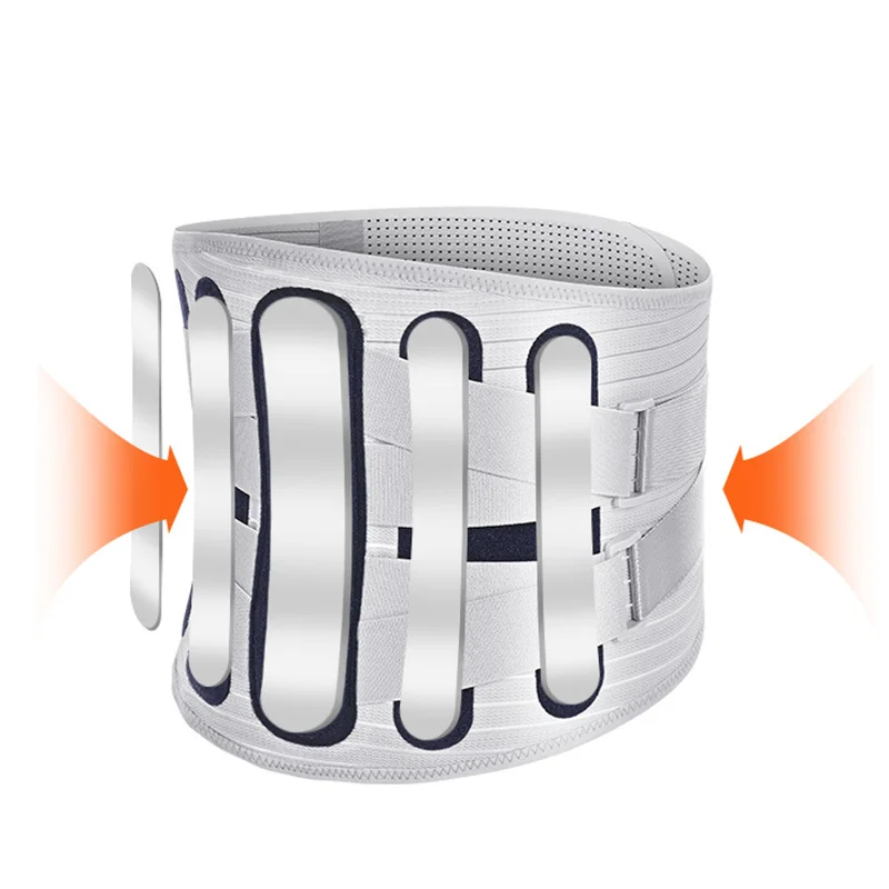 RUNYI Hot Selling Breathable Double Belt Press Pain Relief Sports Compressive Waist Support Wrap for women and men