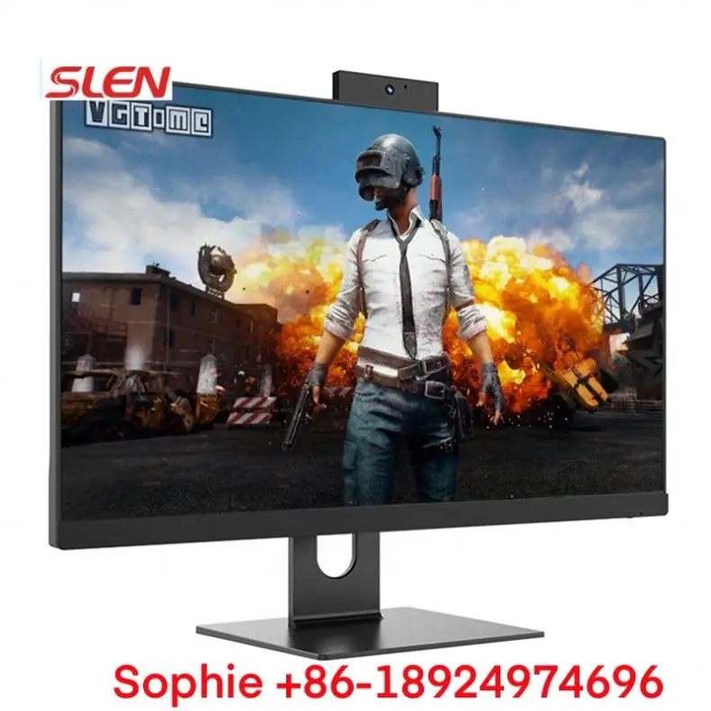 Настольный компьютер Slen, 24 дюйма, фирменный компьютер Oem с камерой, моноблок I3 I5 I7, все в одном