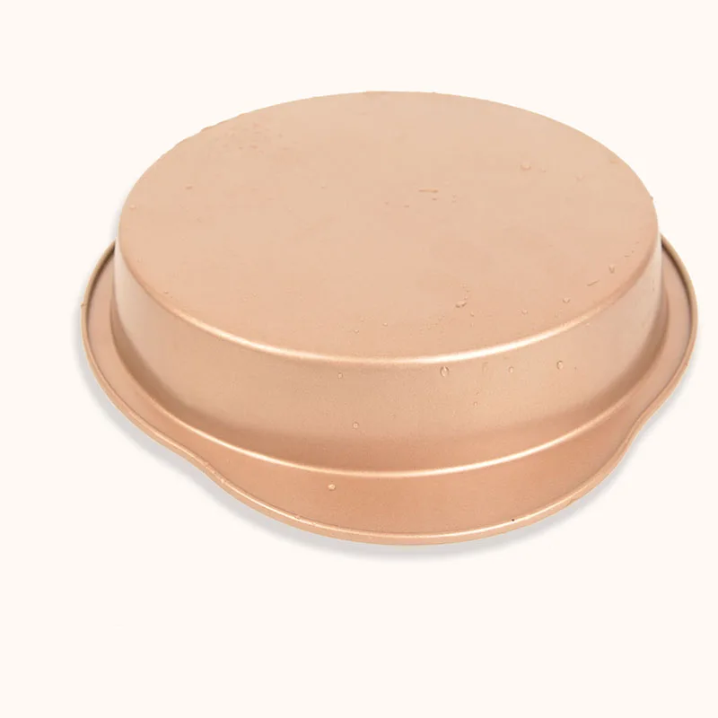 Baking tools Oven 5-piece non-stick pan carbon steel open-bottom carbon steel cake mold toast box Pizza pan 6-cup The cake pan