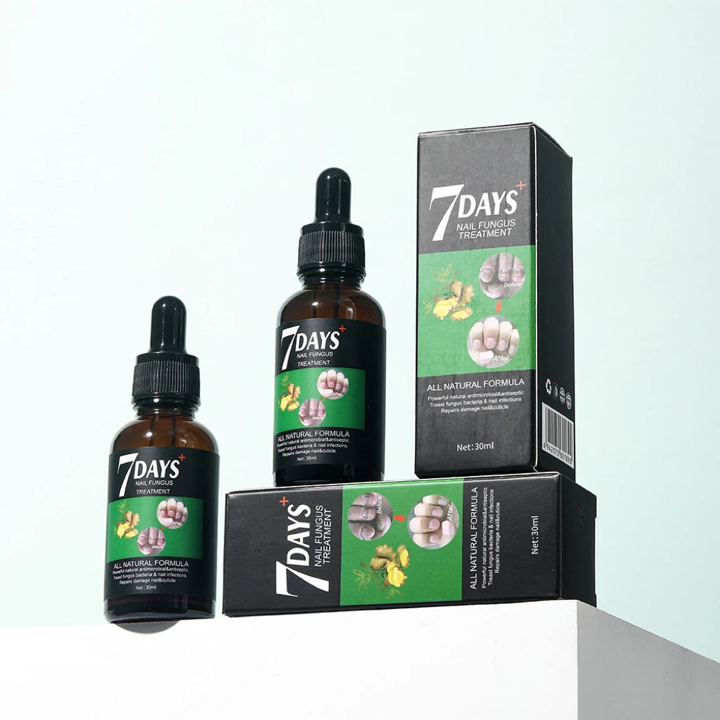 2024 New Arrival 7 Days Nail Fungus Treatment Serum Repairs Damage Nail & cuticle Skin Care Products 30ml Nail Serum