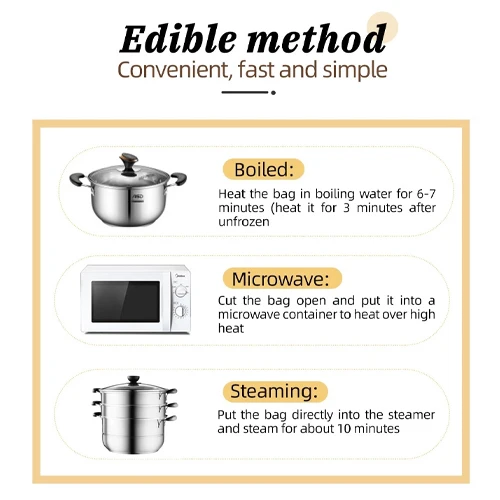 FOB wholesale OEM 12 months shelf life Healthy delicious ready to eat HACCP ISO certified Seafood frozen food In Supermarket