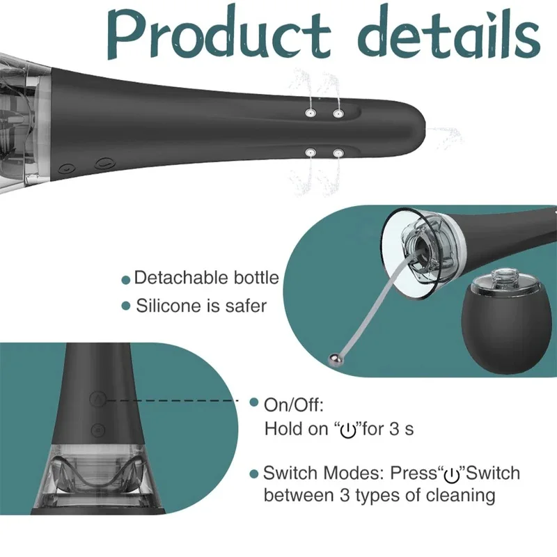 Automatic Anal Irrigator Anal Douche Enema Bulb Cleaner Sex Toy